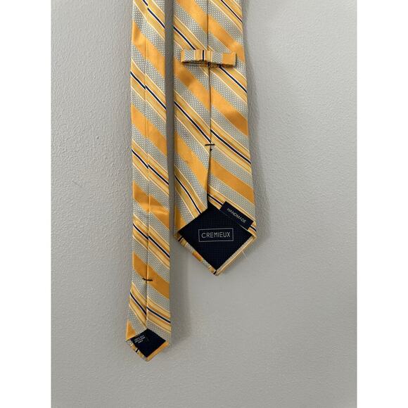 Handmade Cremieux Silk Tie - Picture 2 of 3